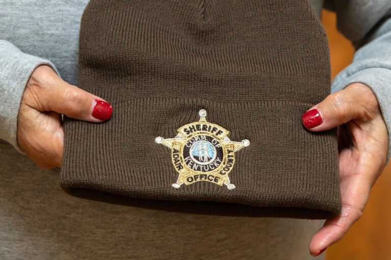 Adair County Sheriff cap with embroidered logo