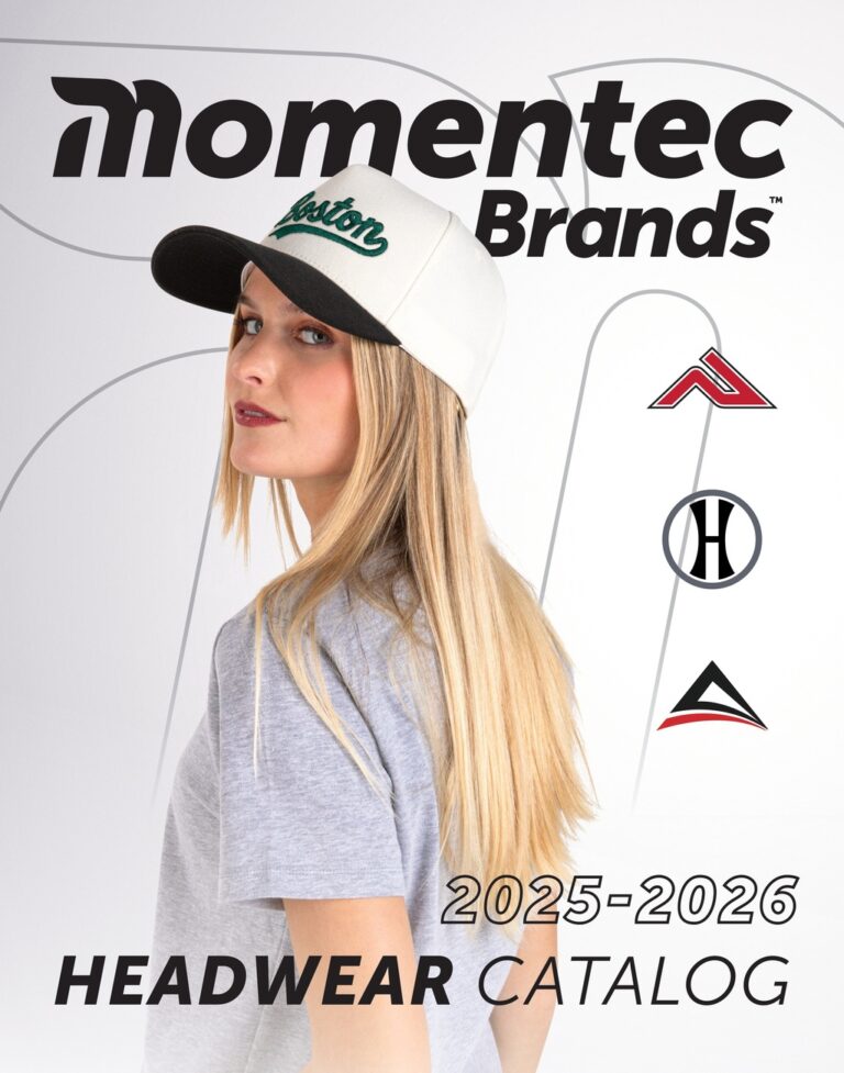 Momentec Headwear 2025-2026 catalog cover