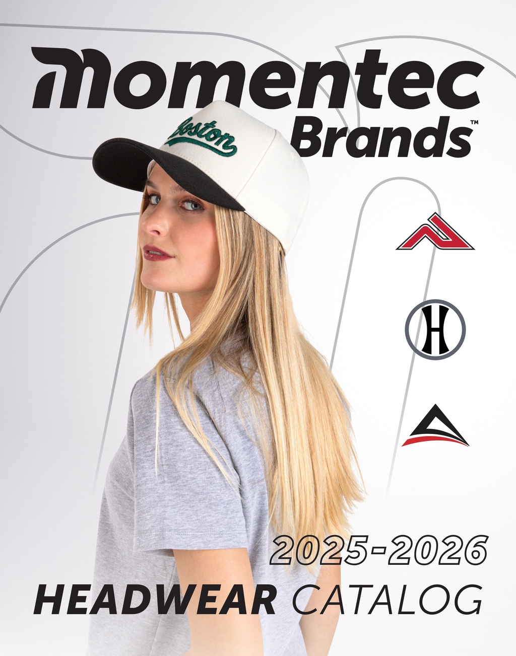 Momentec Headwear 2025-2026 catalog cover